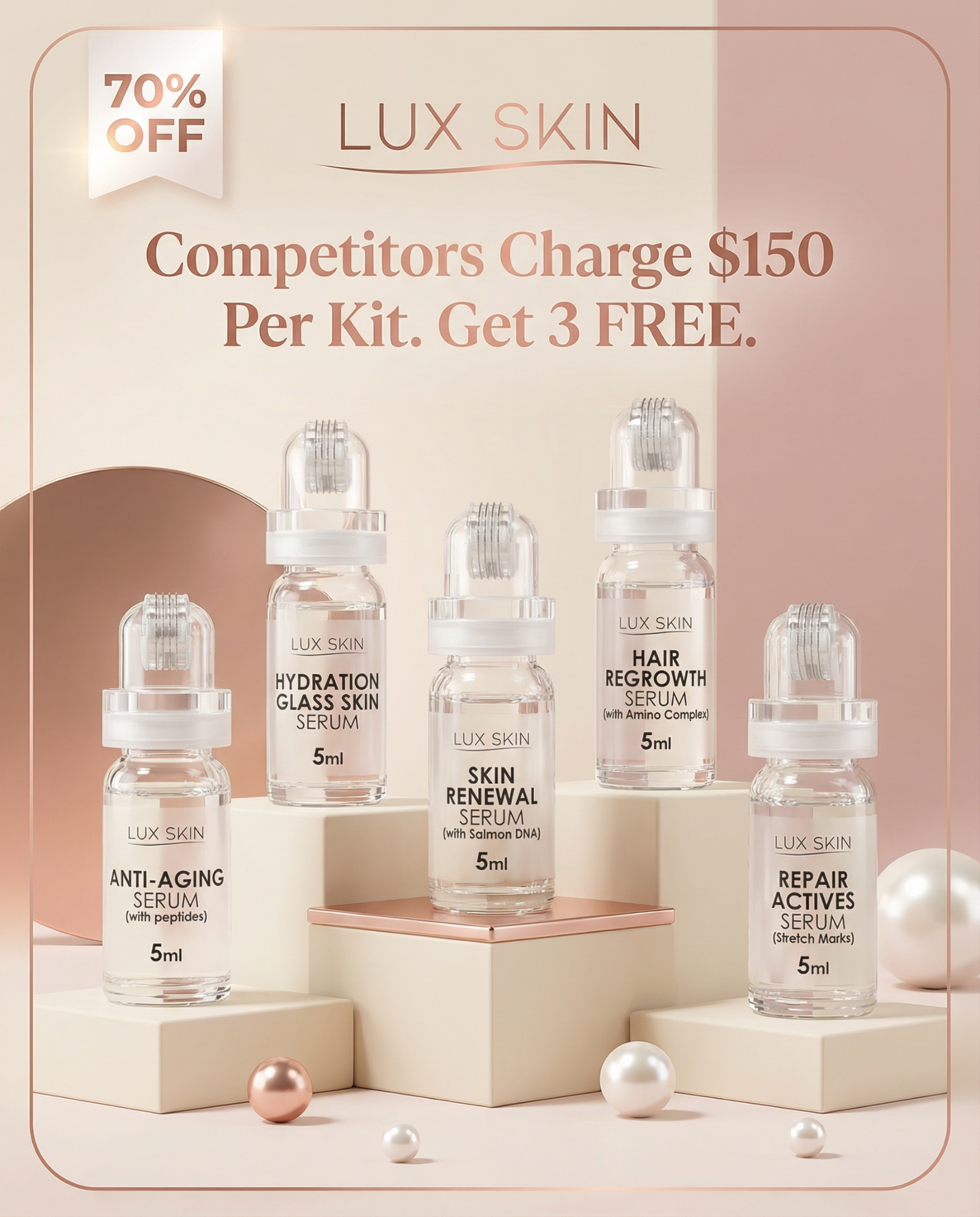 LUX SKIN Co Facebook ad