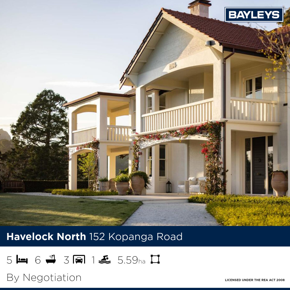 Bayleys Hawke's Bay Facebook ad