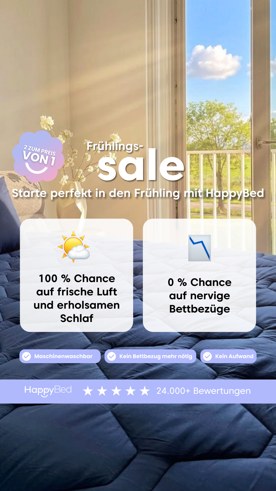 Thehappybed.de Facebook ad