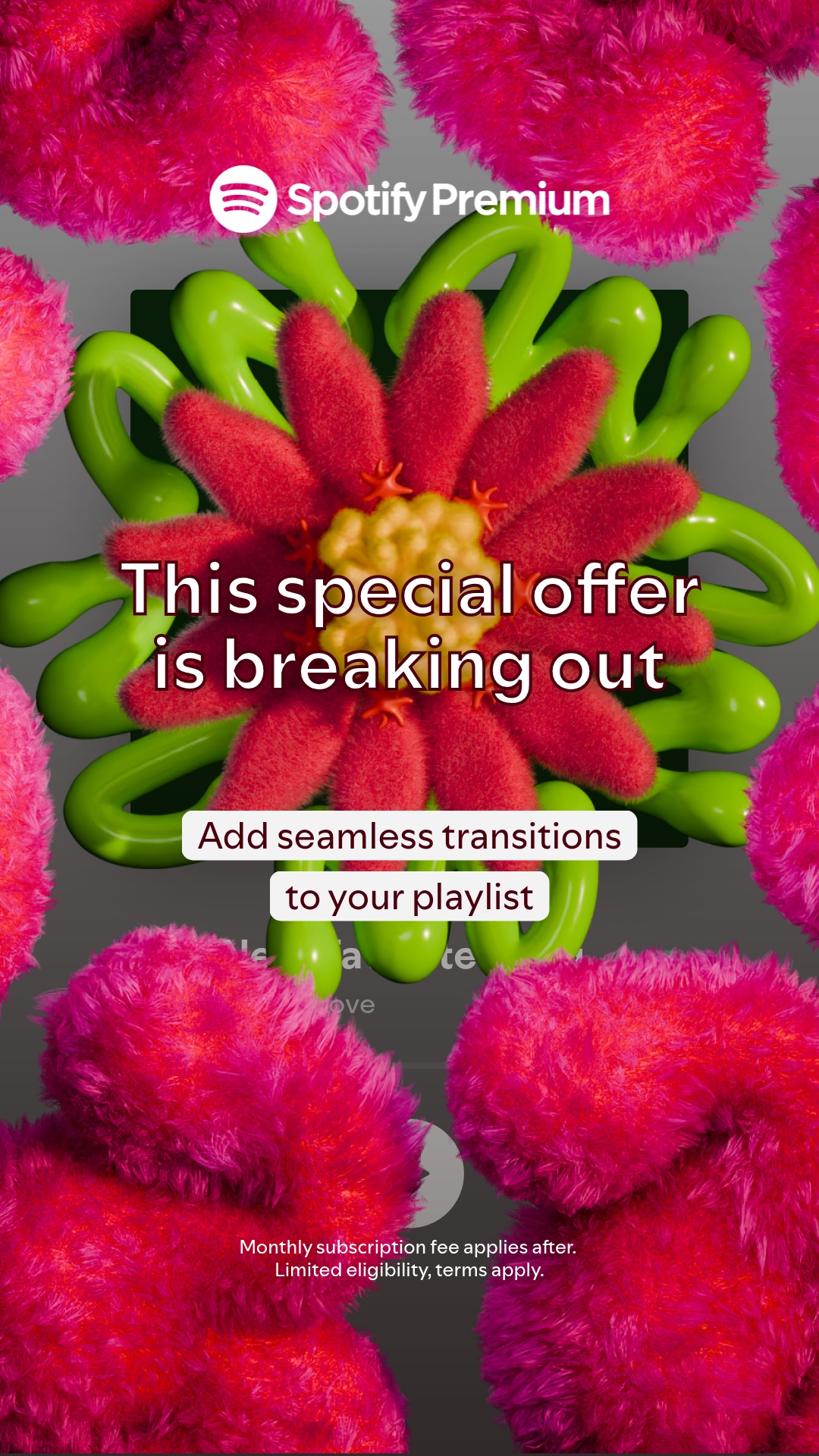 Spotify Facebook ad: Don’t miss this special offer