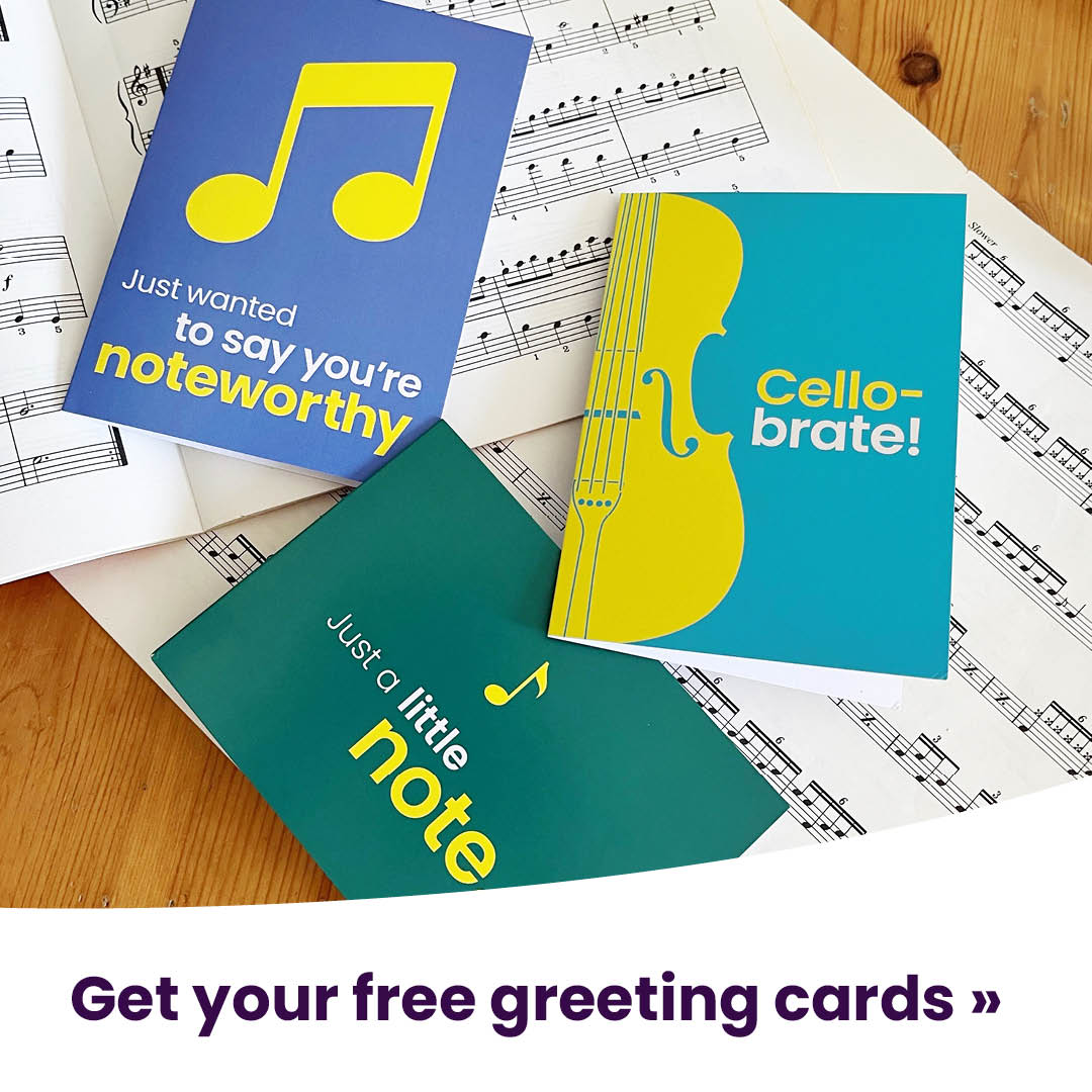 The National Youth Orchestra Facebook ad: Strike a chord with your free greeting cards