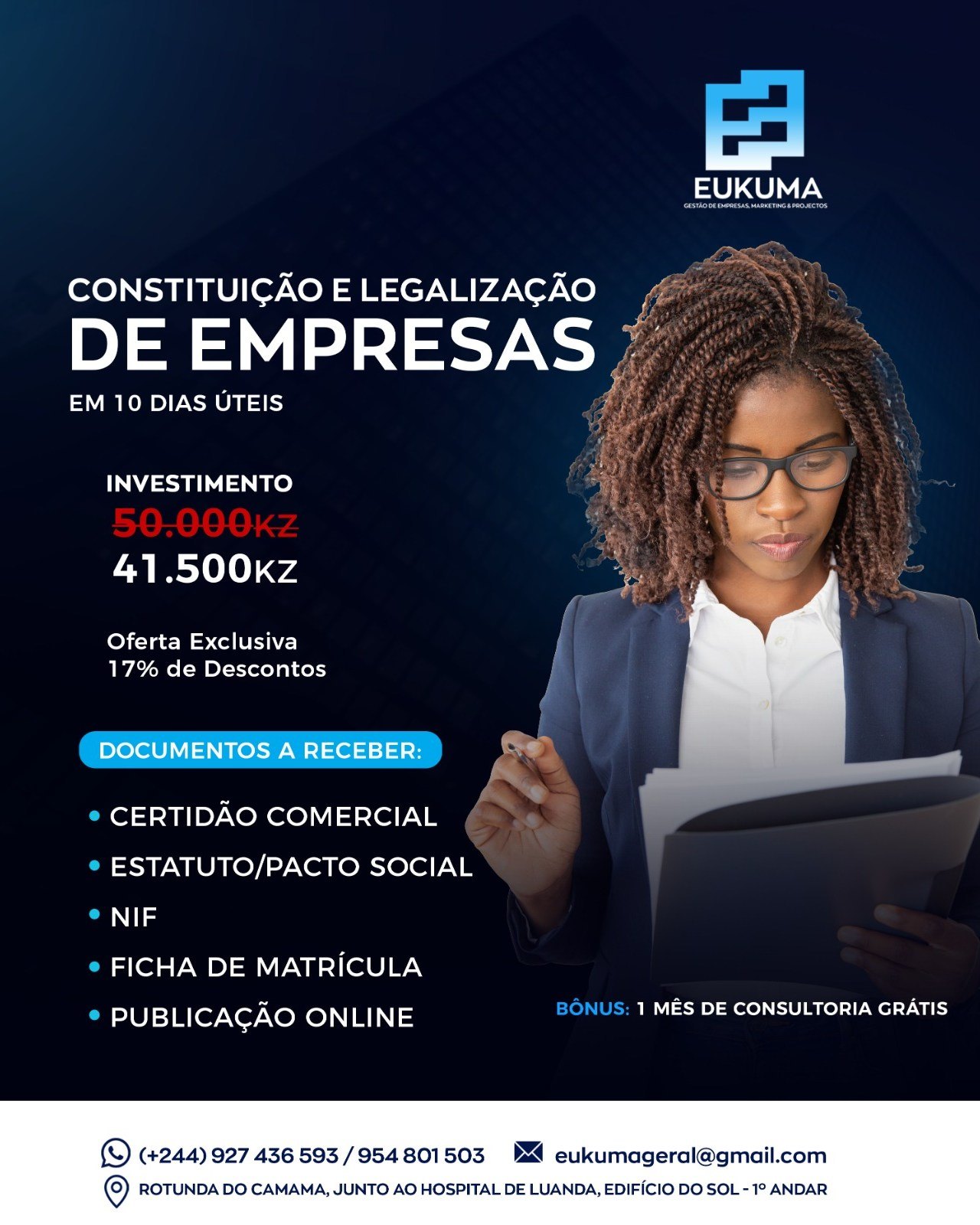 EUKUMa - Gestão de Empresas, Marketing e Projectos Facebook ad: Soluções rápidas e eficientes para documentação da sua…
