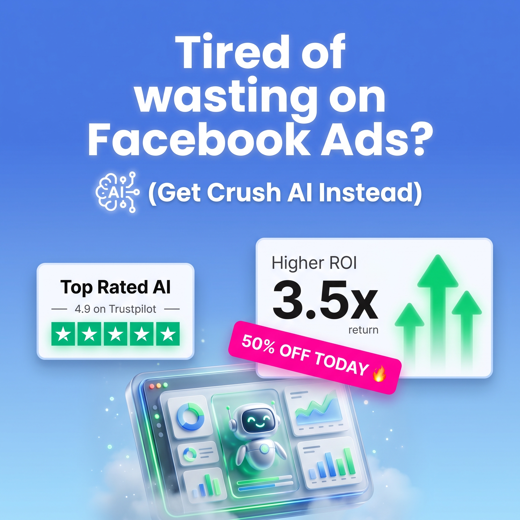 trycrush.ai Facebook ad