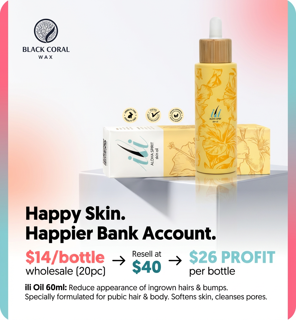 Black Coral Wax Facebook ad