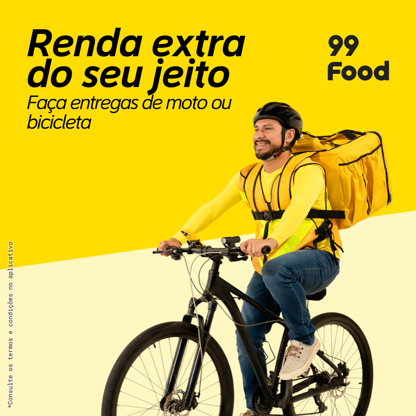 Sou Motorista 99 Facebook ad: Seja entregador 99Food