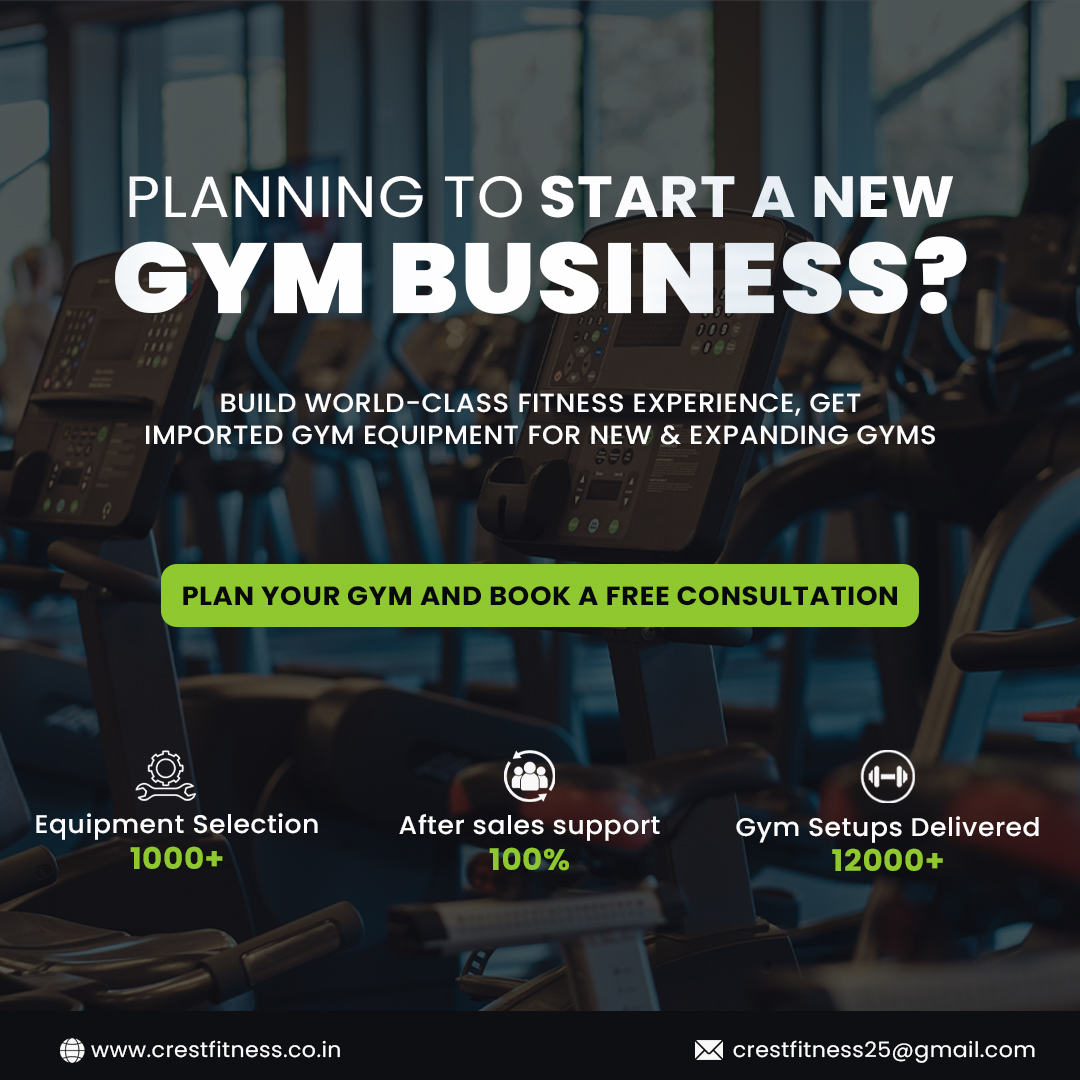 Crest Fitness Facebook ad: Want to Start Your Own Gym or Upgrade…
