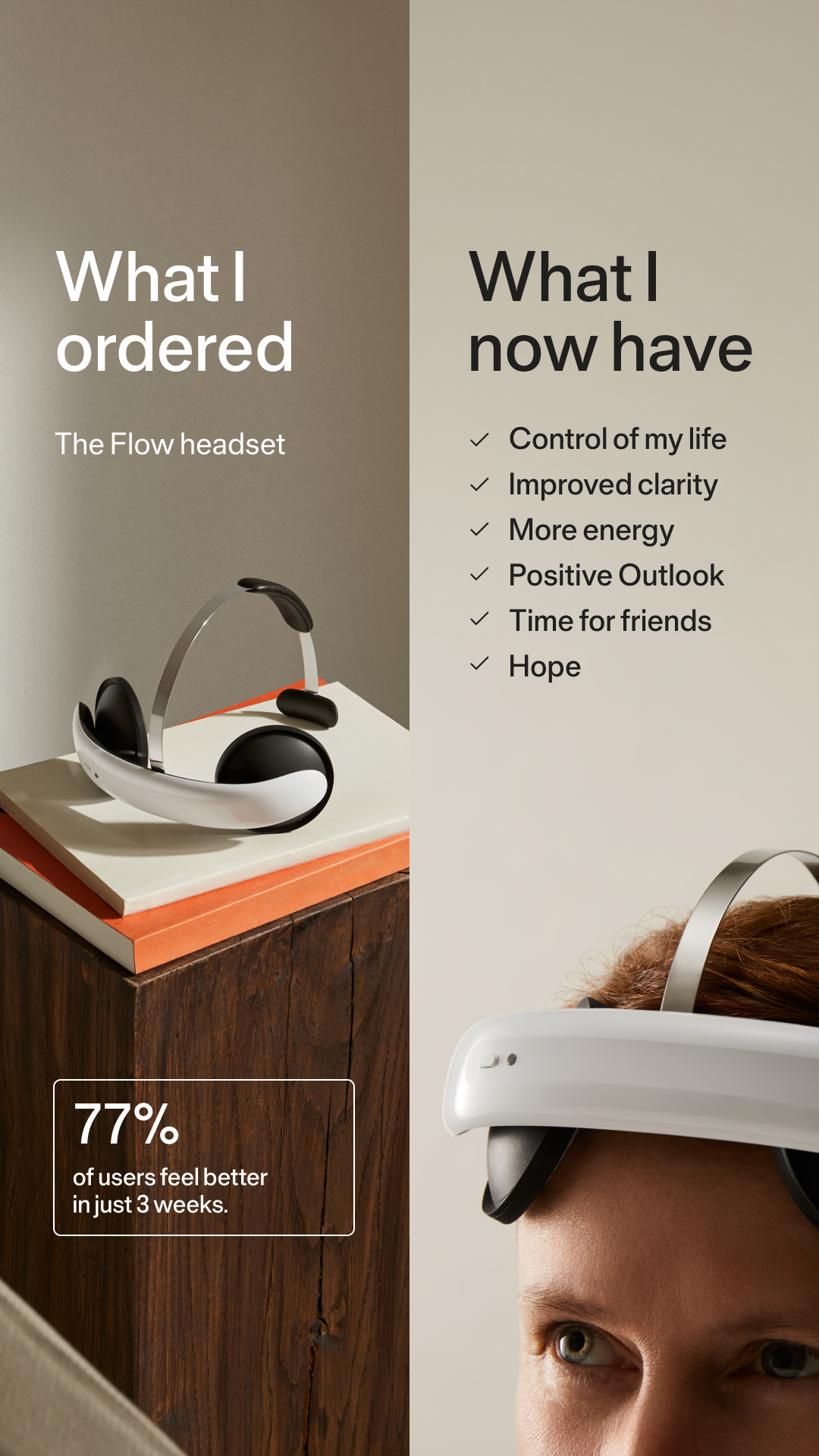 Flow Neuroscience Facebook ad