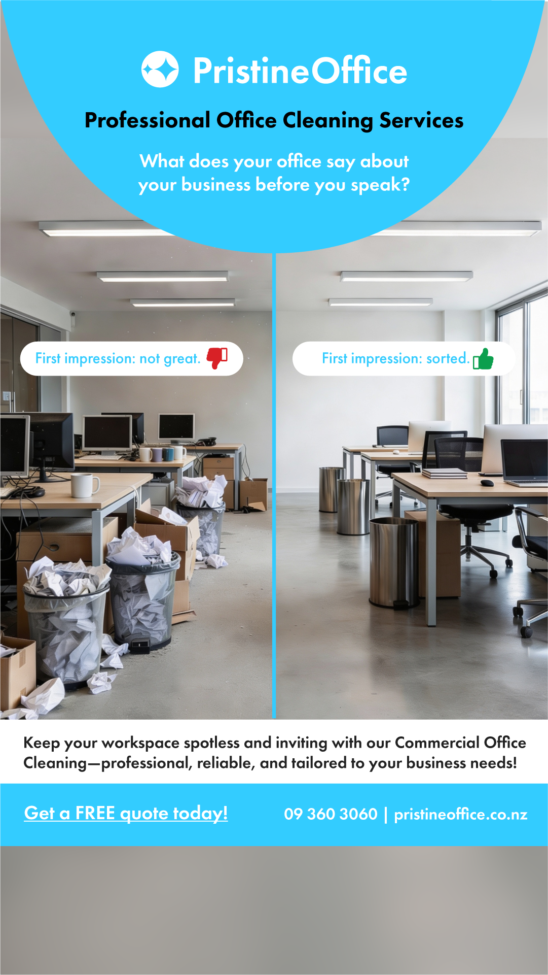 Pristine Office Facebook ad