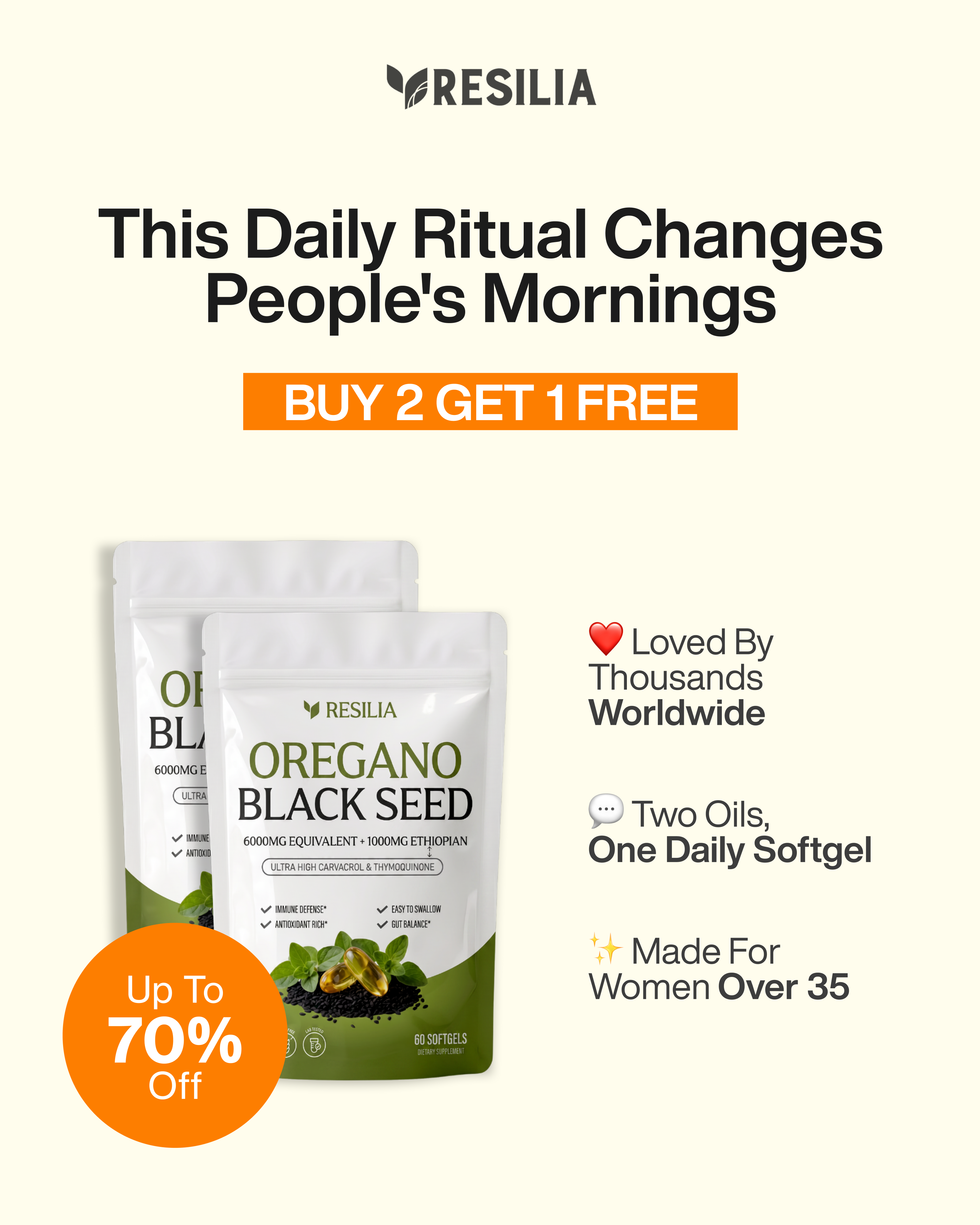 The Immune Brief Facebook ad: The Daily Ritual 2,000 Years in the Making