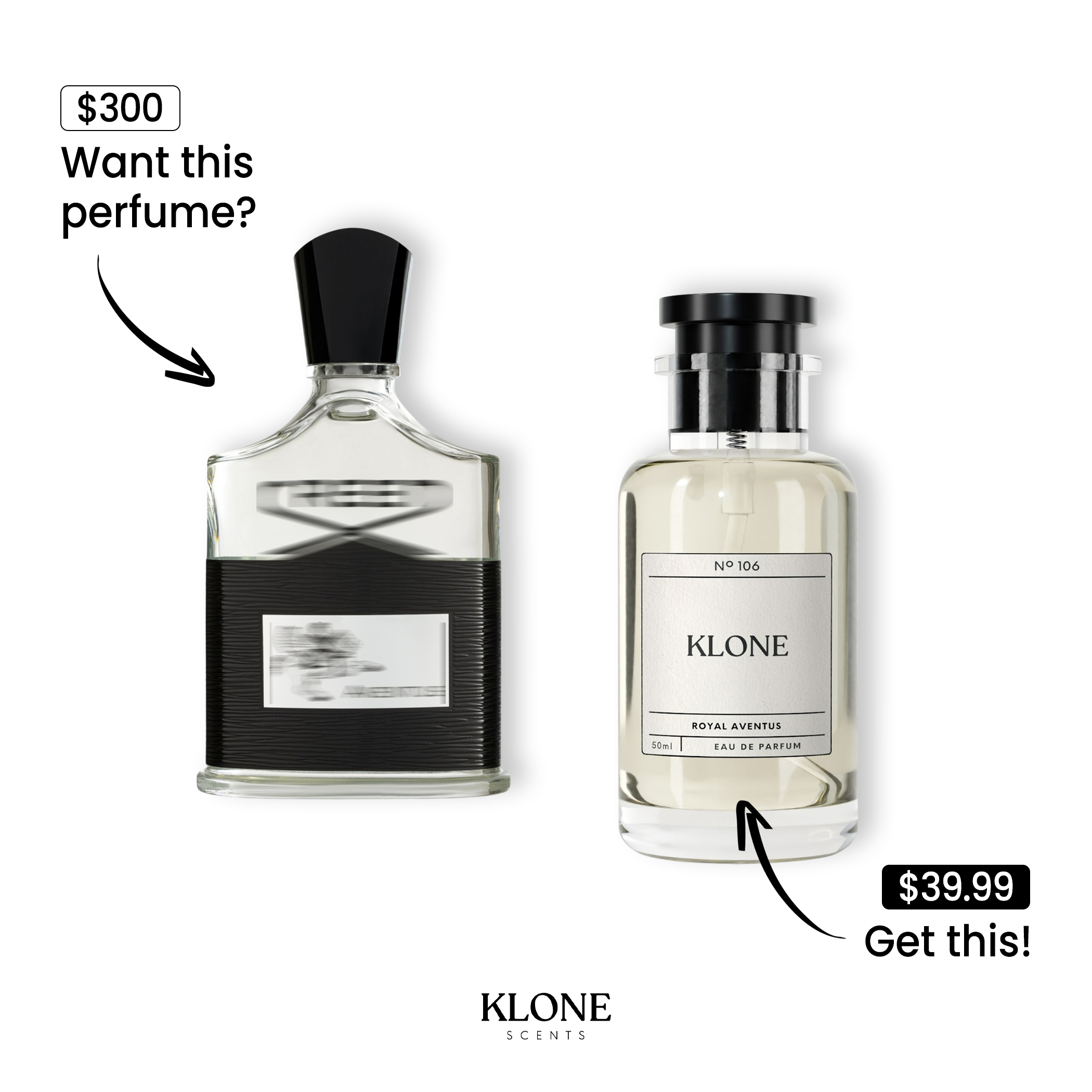 Klone Scents Facebook ad