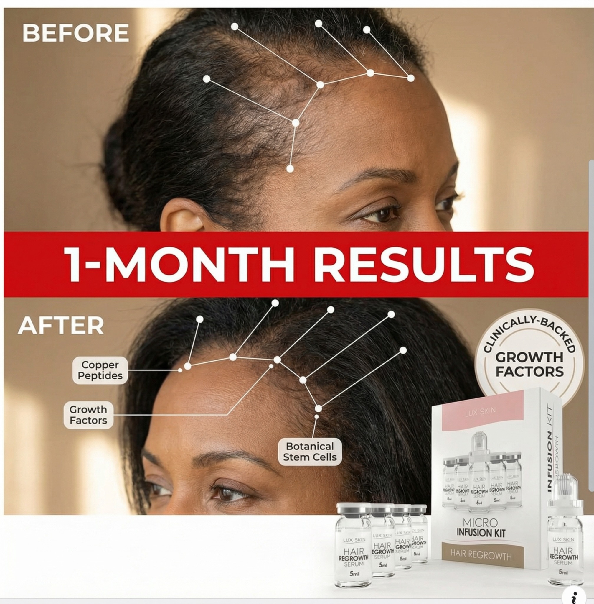 LUX SKIN Facebook ad