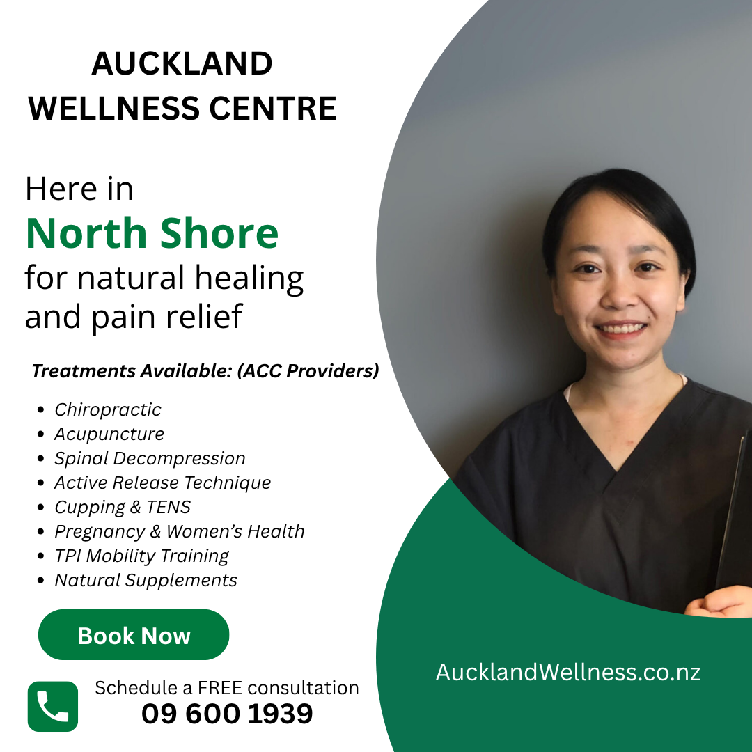 Auckland Wellness Centre Facebook ad: Still sore? You haven't tried this.