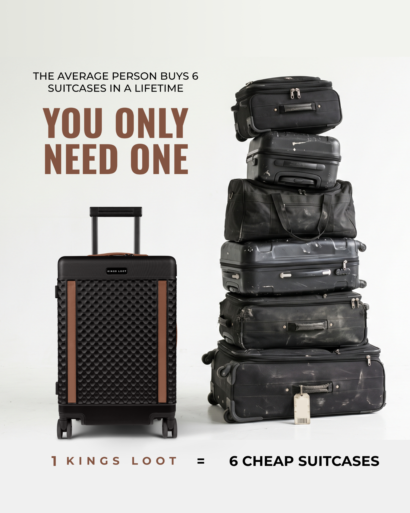 Kings Loot Voyage Facebook ad: The Last Carry-On You'll Ever Buy