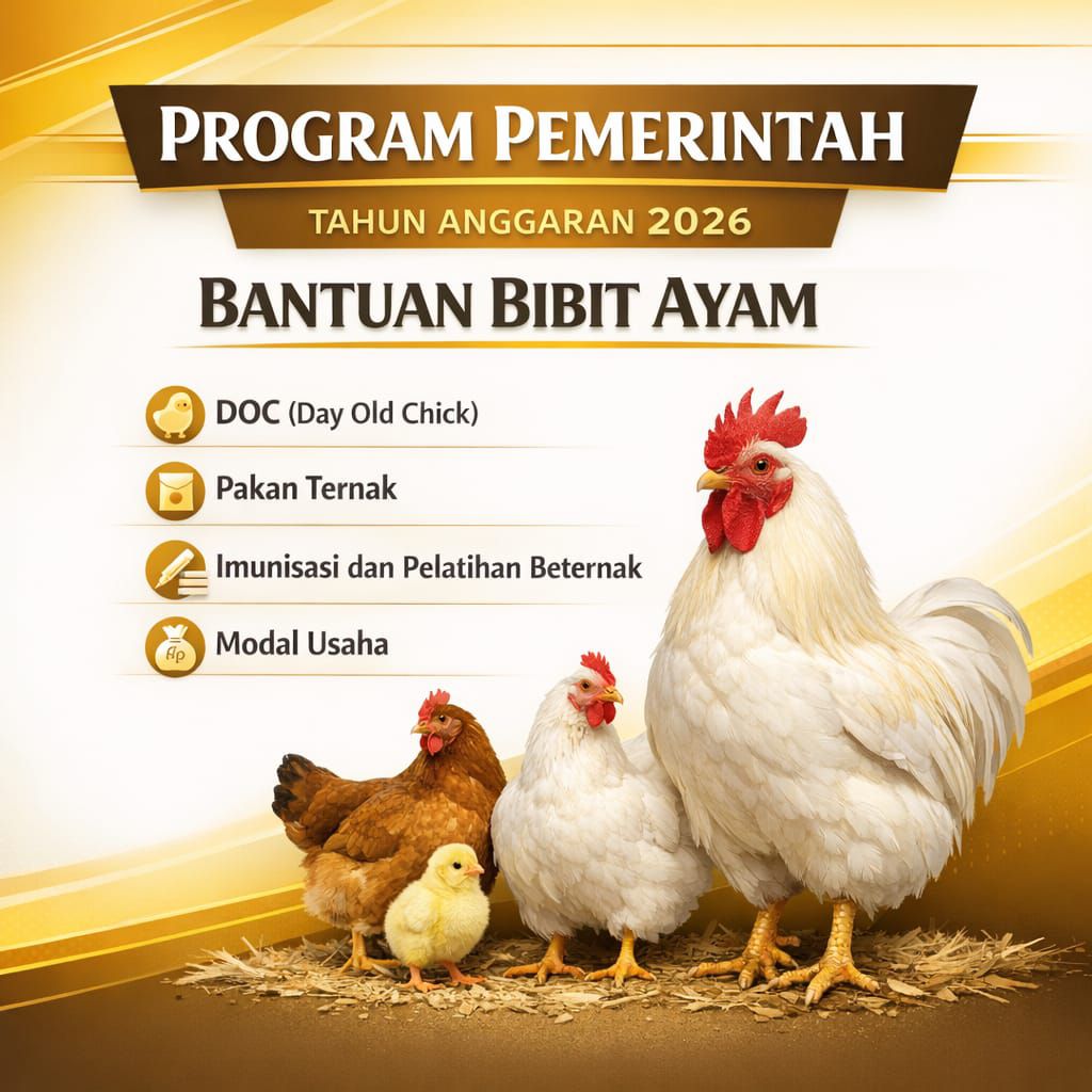 Ari Wahyudi Facebook ad: Program Pemerintah Tahun Anggaran 2026 Bantuan Bibit Ayam