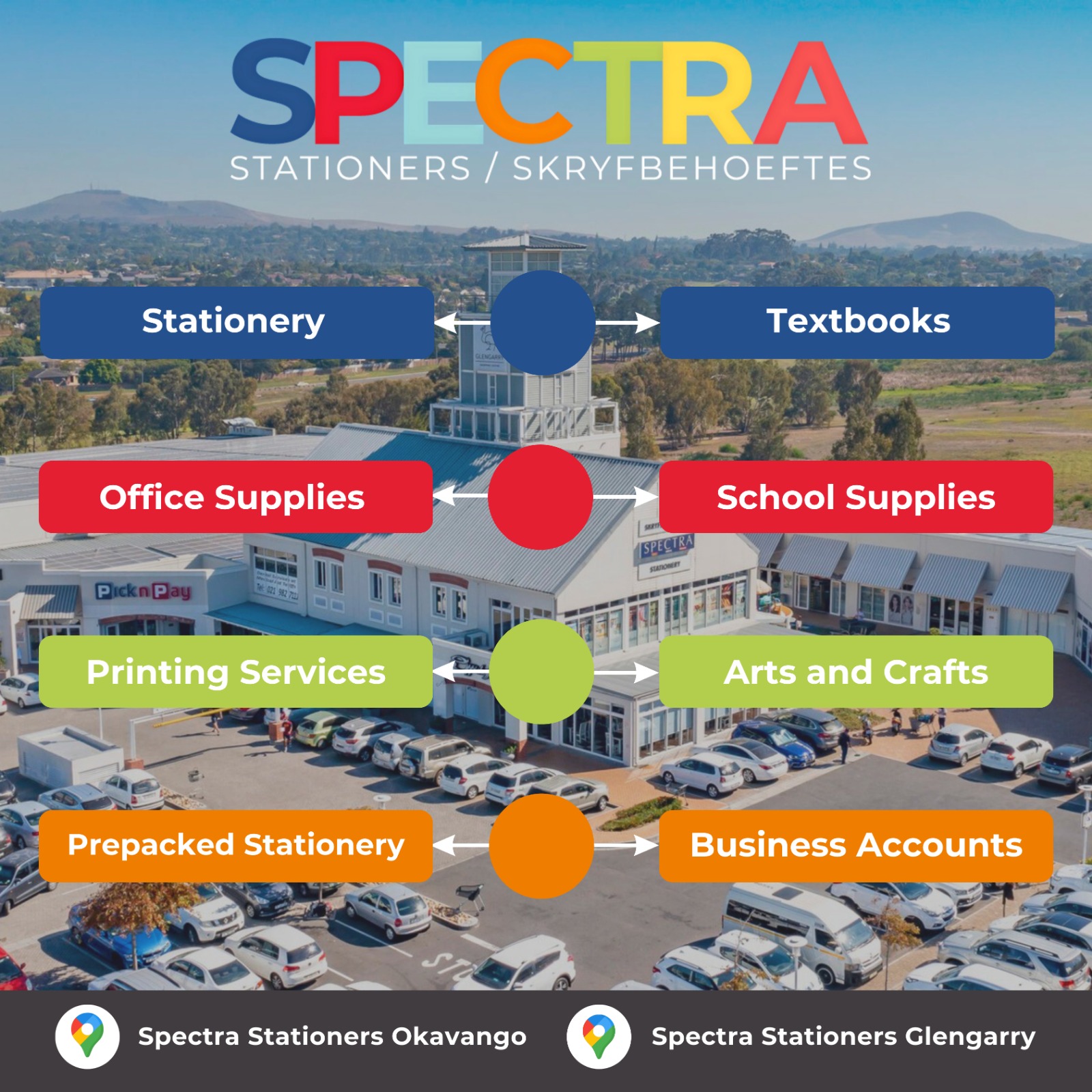 Spectra Stationers Facebook ad