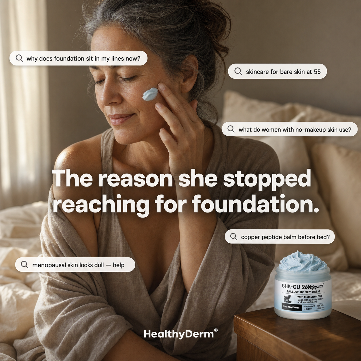 HealthyDerm Skincare Facebook ad