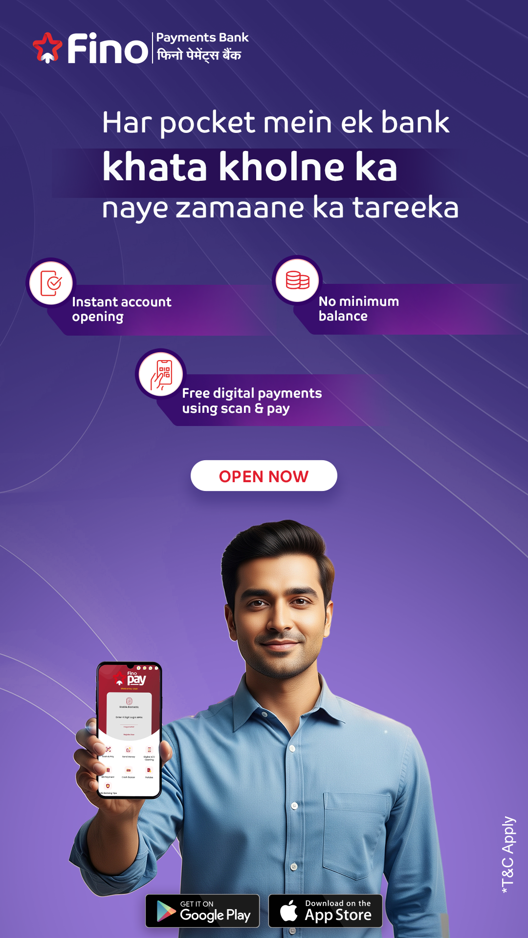 Fino Payments Bank Facebook ad