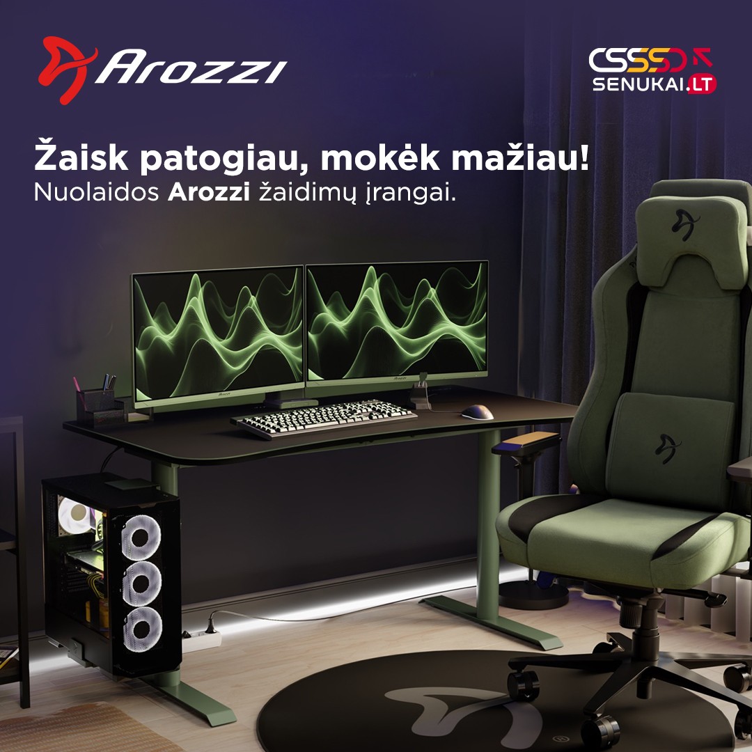 ACC Distribution Facebook ad: Nuolaidos Arozzi žaidimų įrangai!