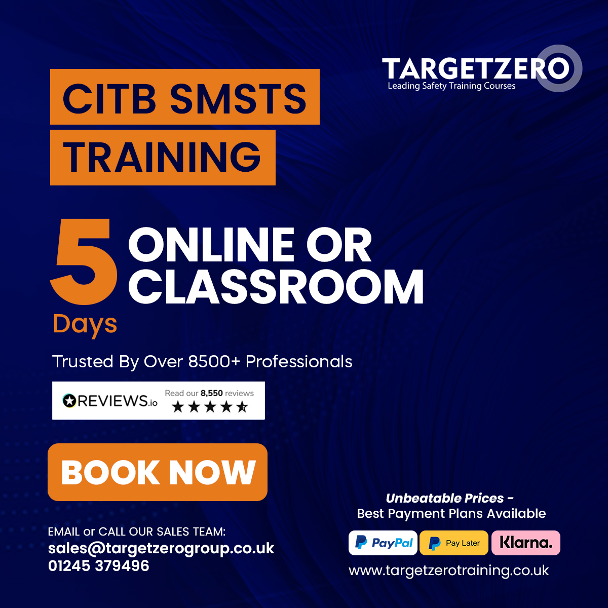 Target Zero Training Facebook ad
