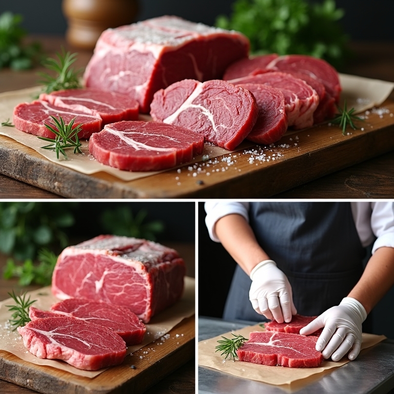 Golden Insights Facebook ad: Best Butcher Meat Delivery Service USA.