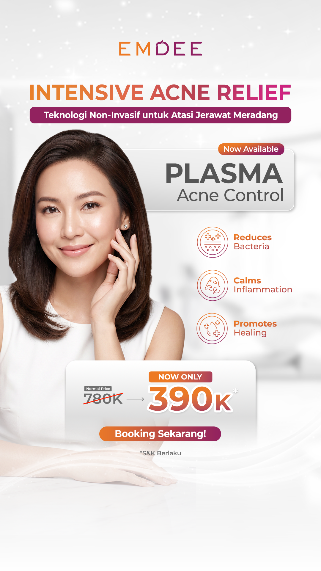 The Emdee Clinic Facebook ad