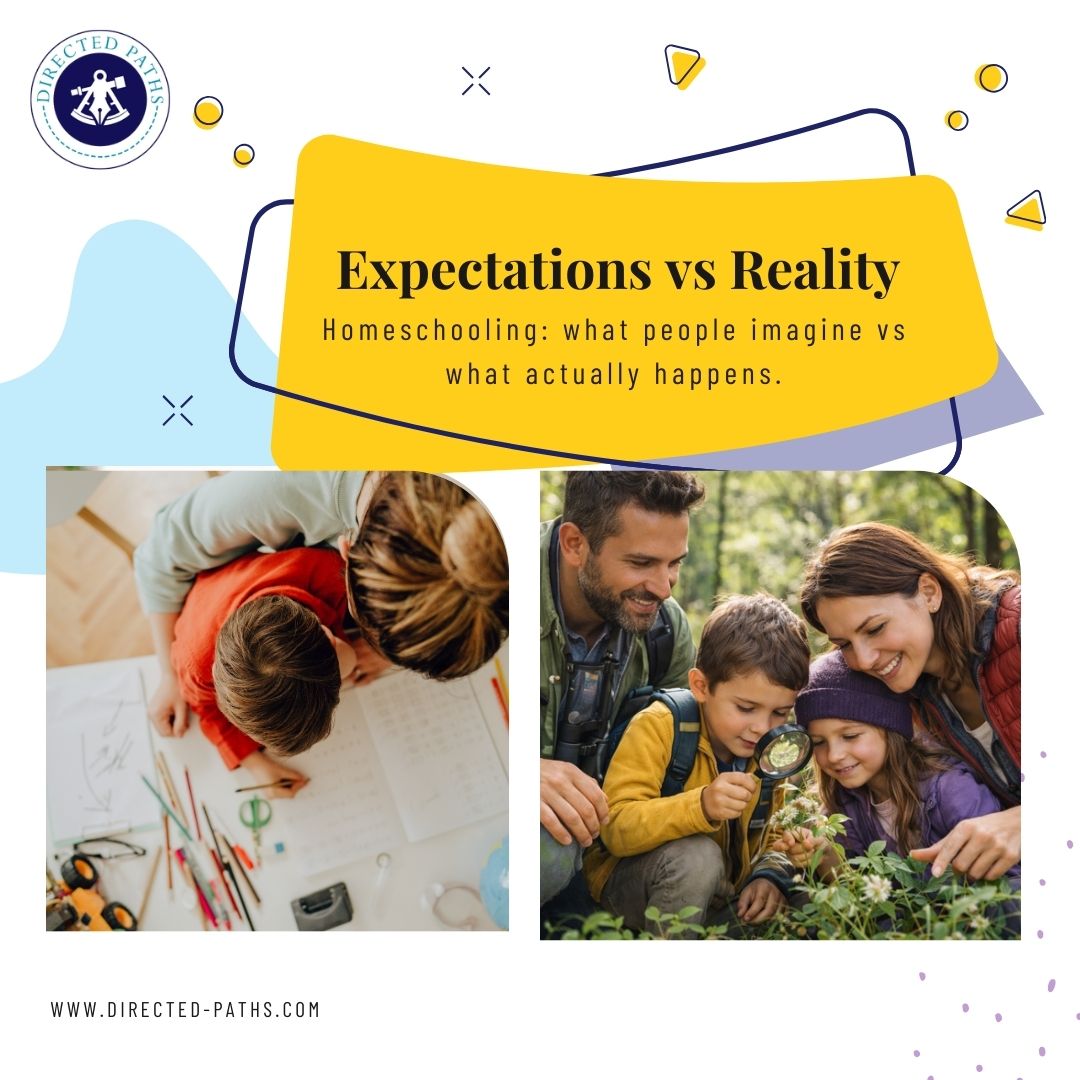 Directed Paths Facebook ad: Directed Paths helps homeschool families plan, organize…