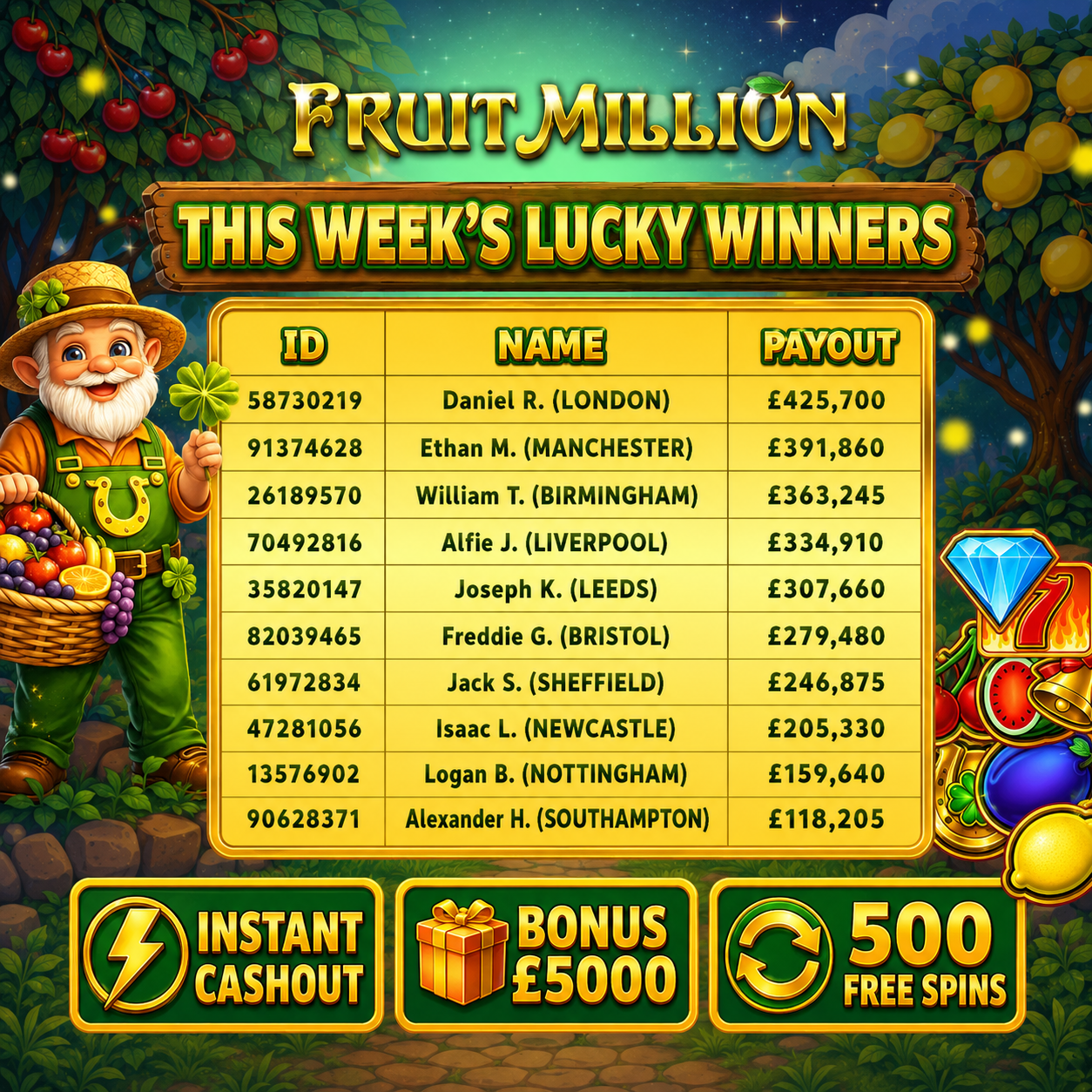 Joker Games Facebook ad: Exclusive: Β£5000 + 500FS! ππ‘πππ‘π π§π’π π’π₯π₯π’πͺ
