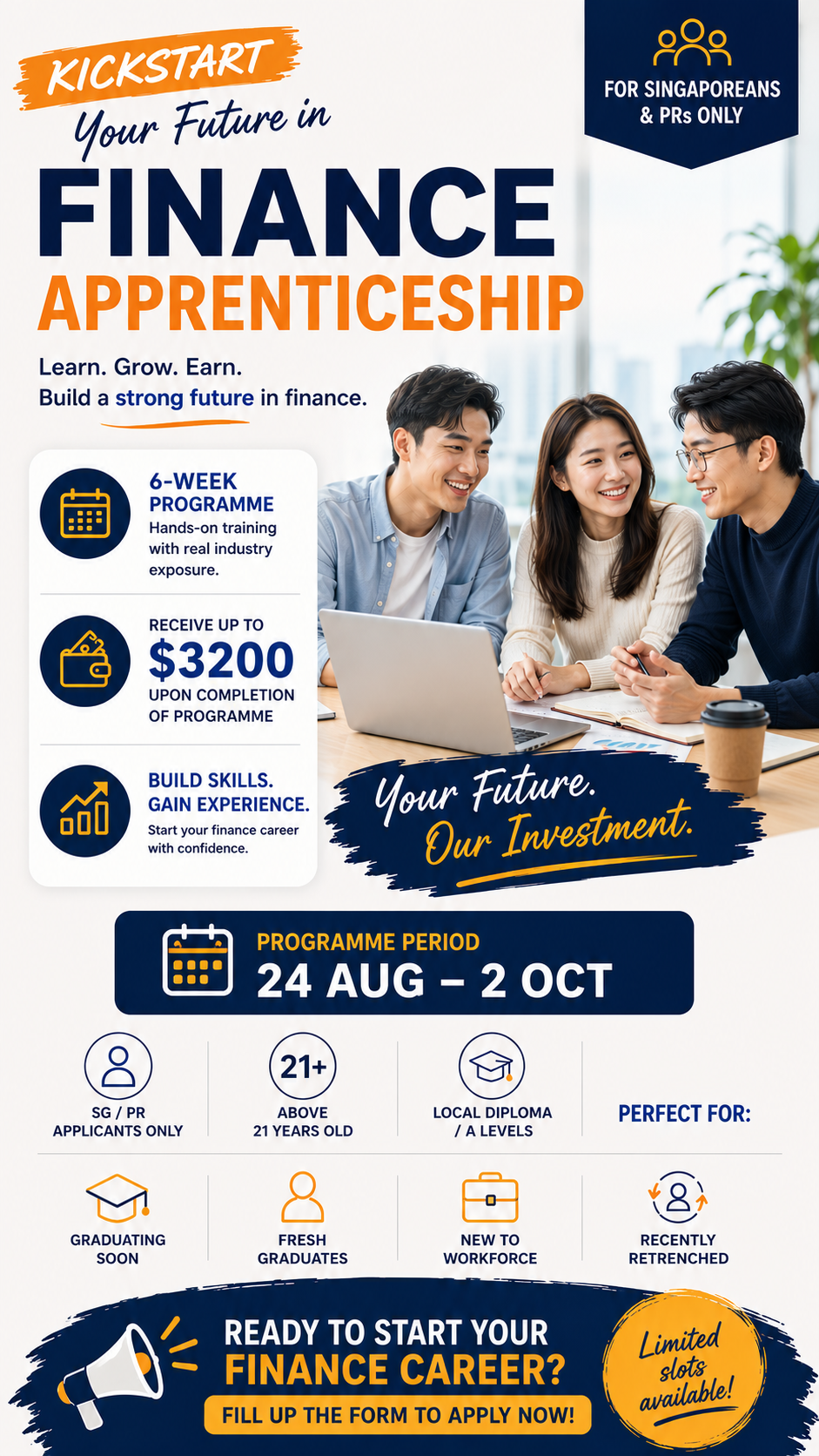 Nucleus Financial Facebook ad: Not sure what’s next after graduation or your…