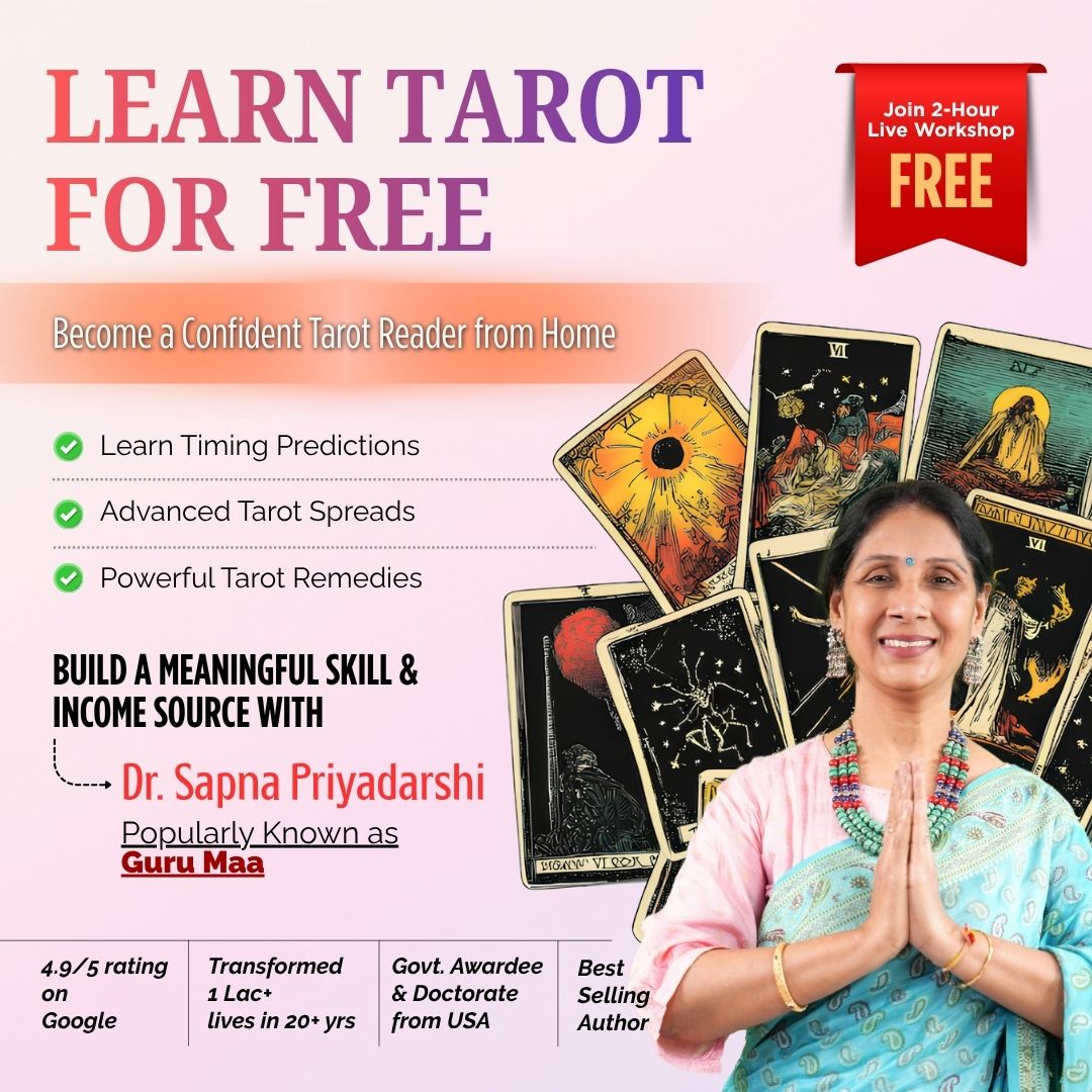 Mystic Tarot with Dr Sapna Priyadarshi Facebook ad
