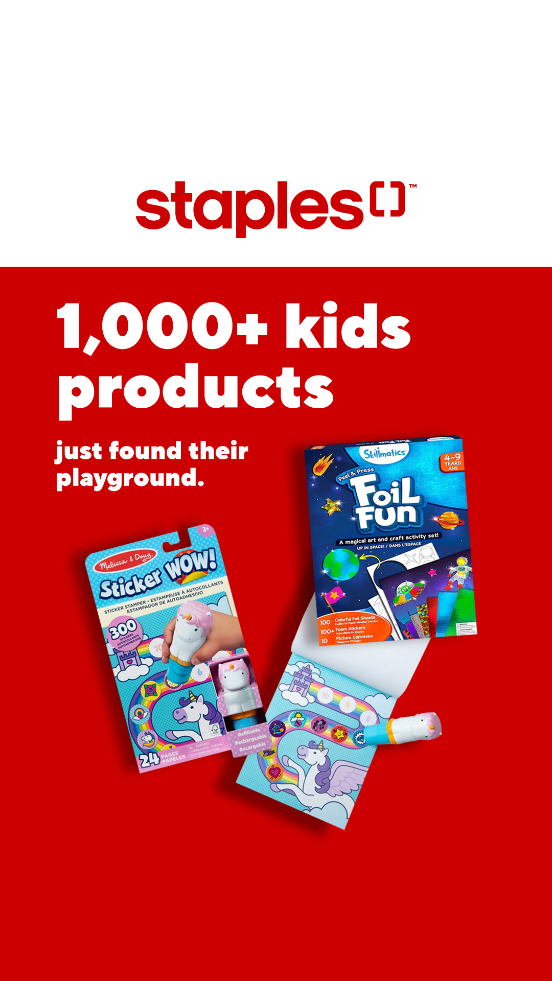 Staples Canada Facebook ad