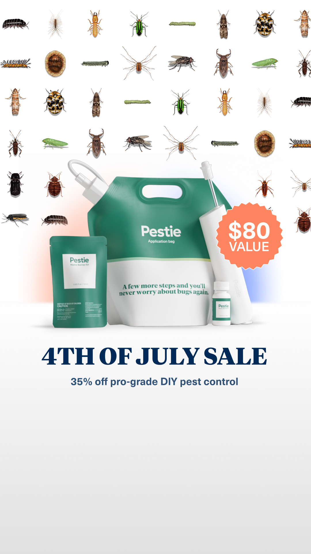 Pestie Facebook ad