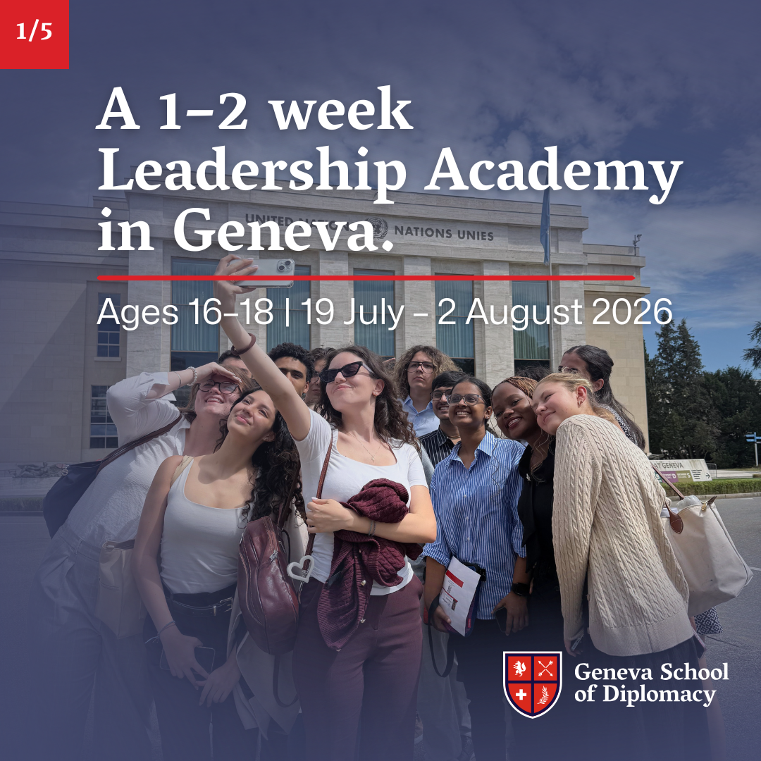 Geneva School Of Diplomacy Facebook ad
