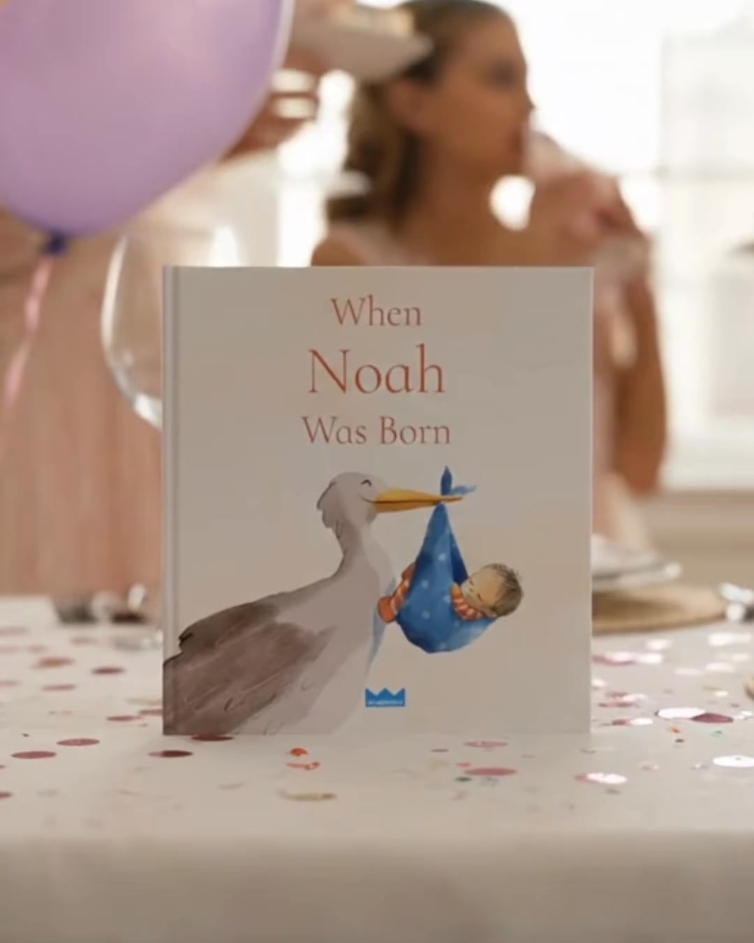 Wonderbly Facebook ad: Which animals will deliver baby's name?