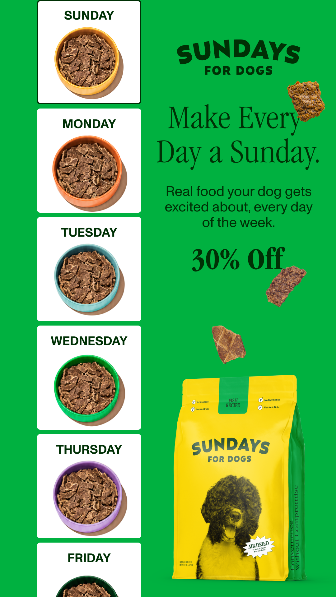 Sundays Facebook ad