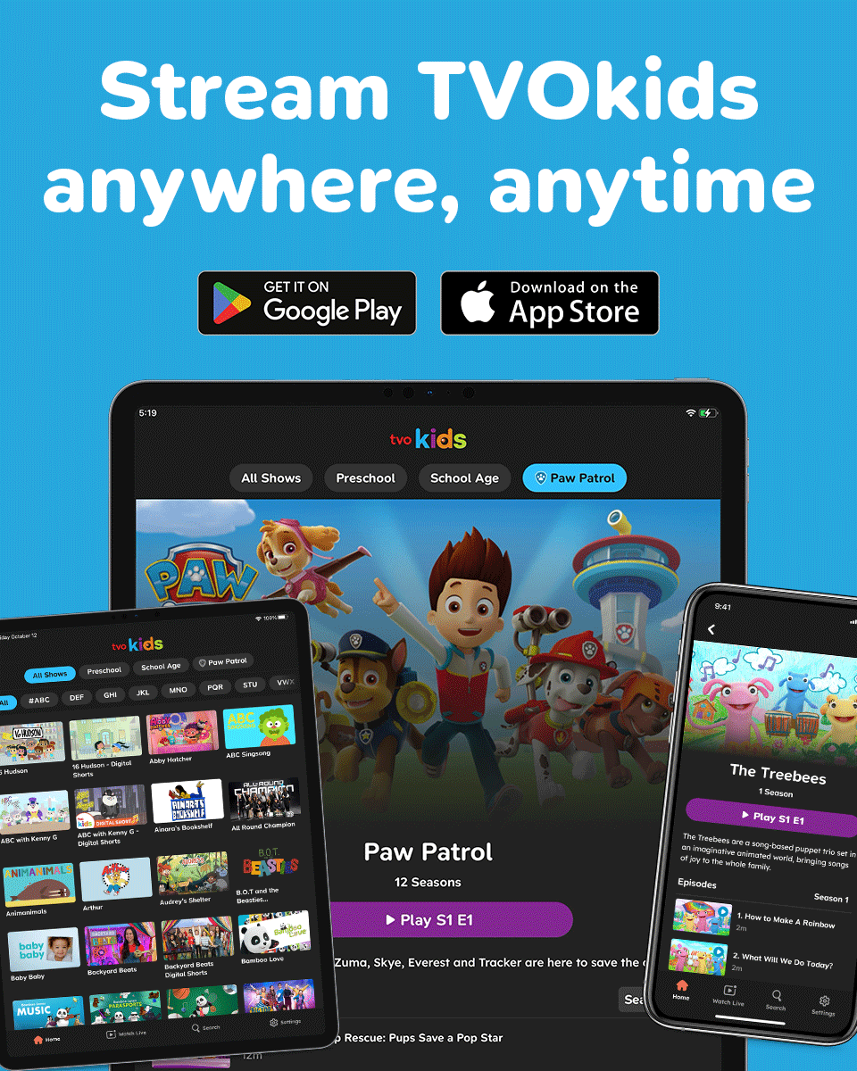 TVOkids Facebook ad from Mar 2, 2026