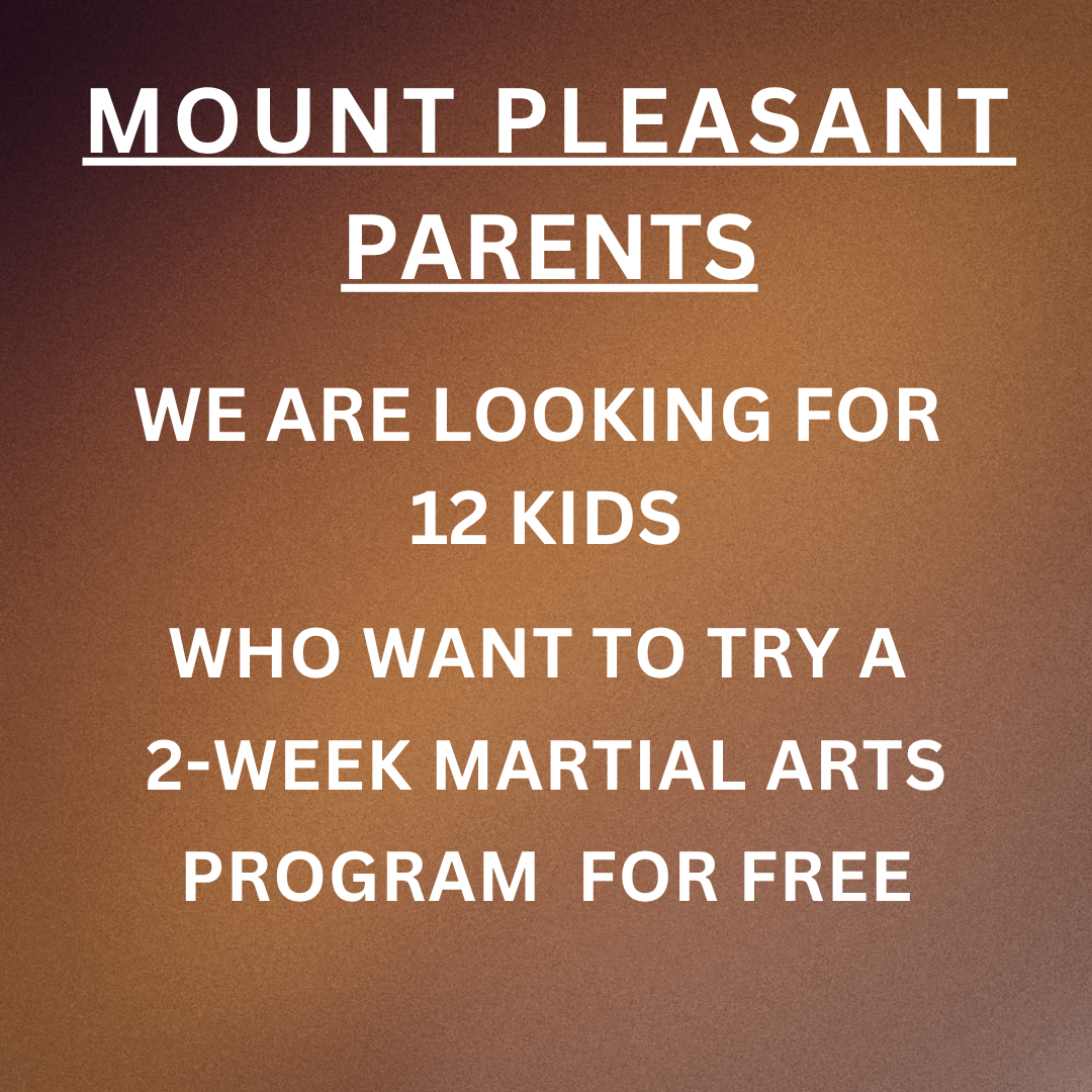 Mount Pleasant Family Martial Arts Facebook ad: 2 Week FREE TRIAL for KIDS