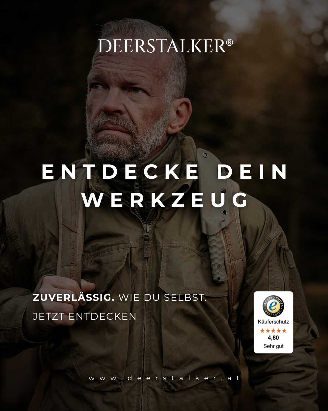 Deerstalker - Knives Built to Endure Facebook ad