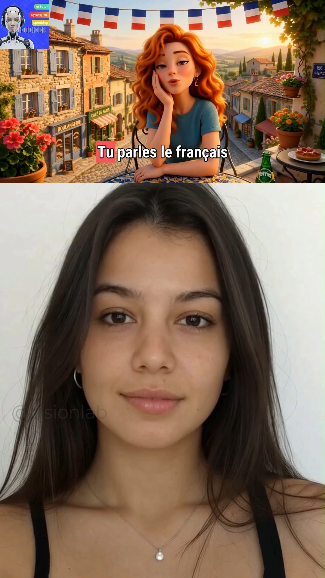 Linguza: AI English Tutor Facebook ad: Essayez gratuitement maintenant!