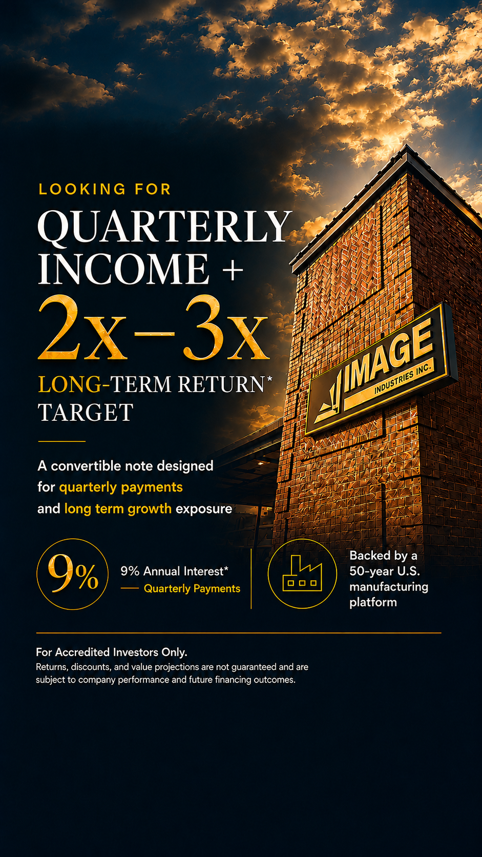 Image Industries Facebook ad from Jul 21, 2026