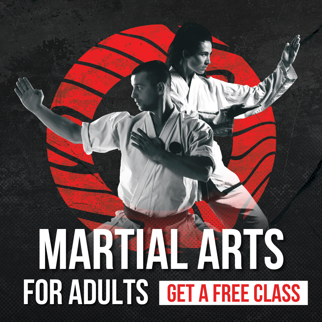 Progressive Martial Arts Facebook ad: Turn Stress Into Strength, Sign Up Today For A Free Trial