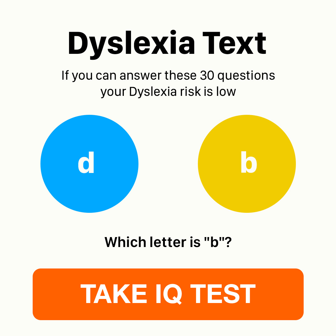 My IQ Facebook ad