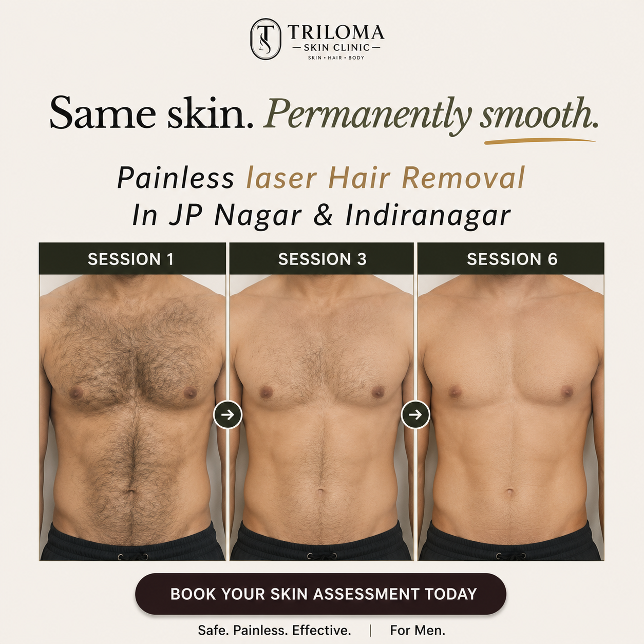 Triloma Skin Clinic Facebook ad