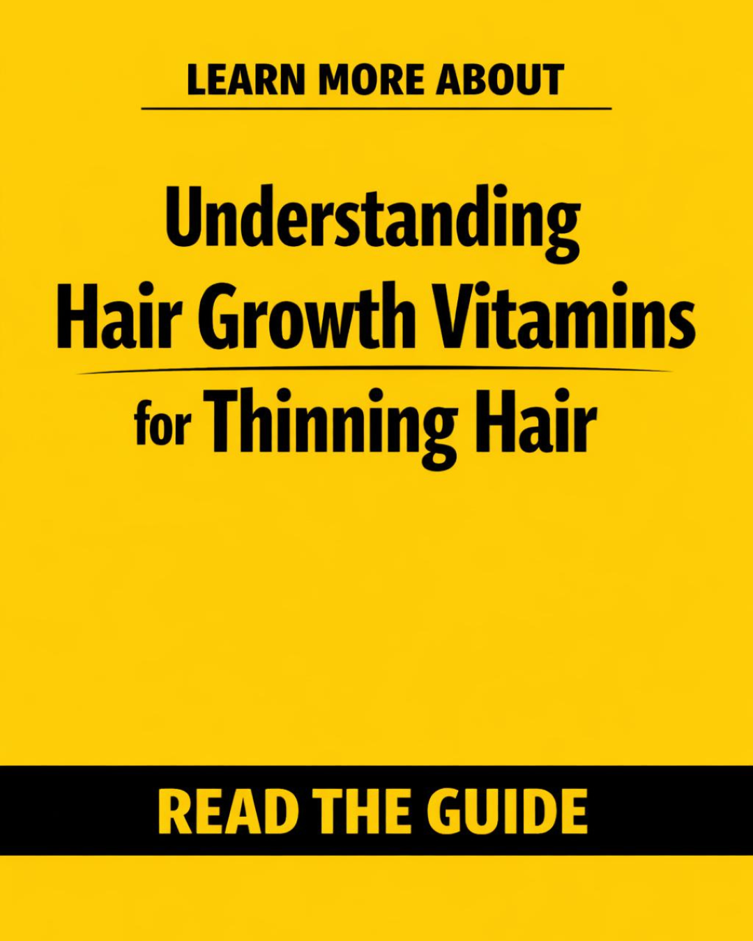 Knowledge Is Power Facebook ad: A Guide to Nutrients That May Support Hair Health