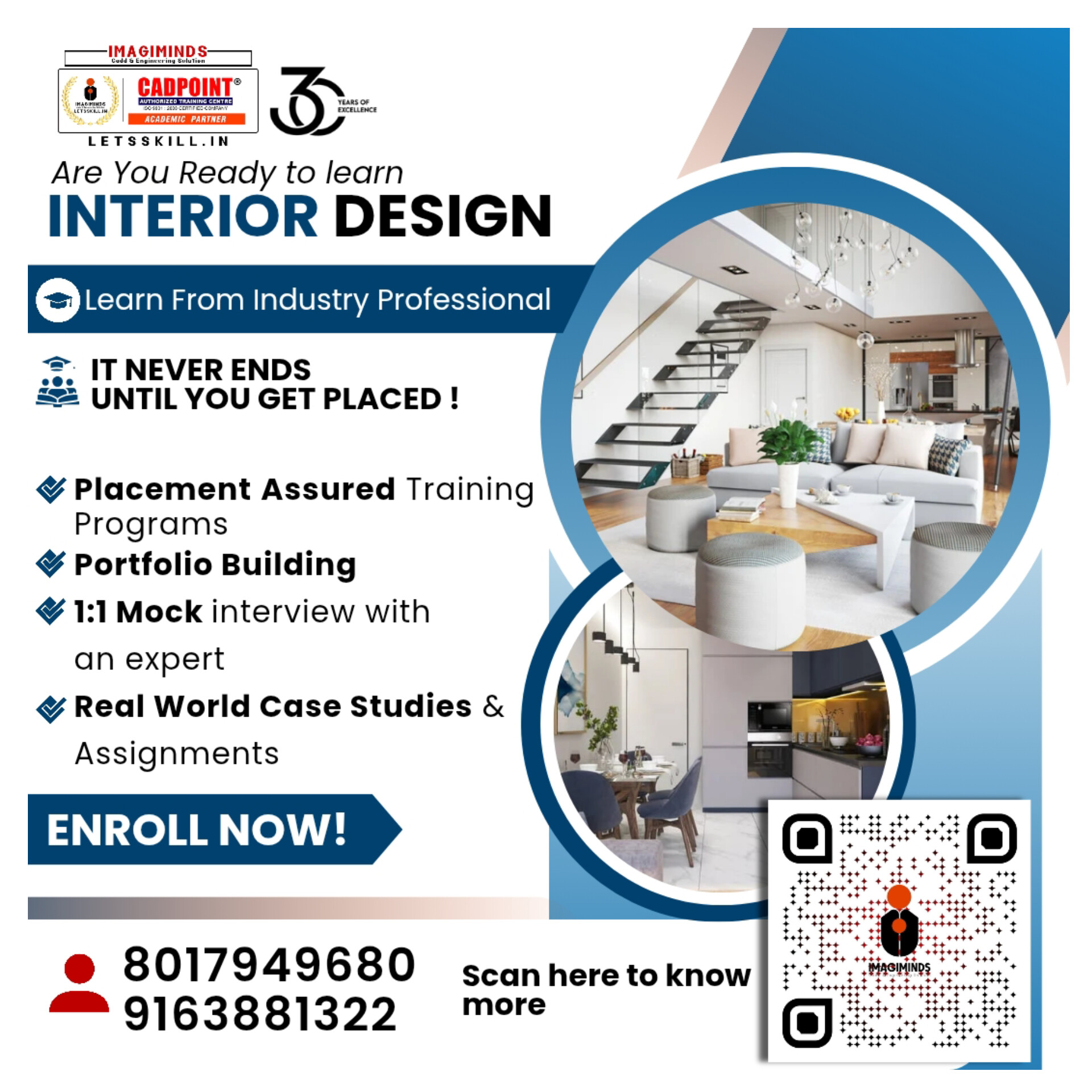 Imagiminds cadd Cadpoint Facebook ad: Design Spaces. Build Careers.