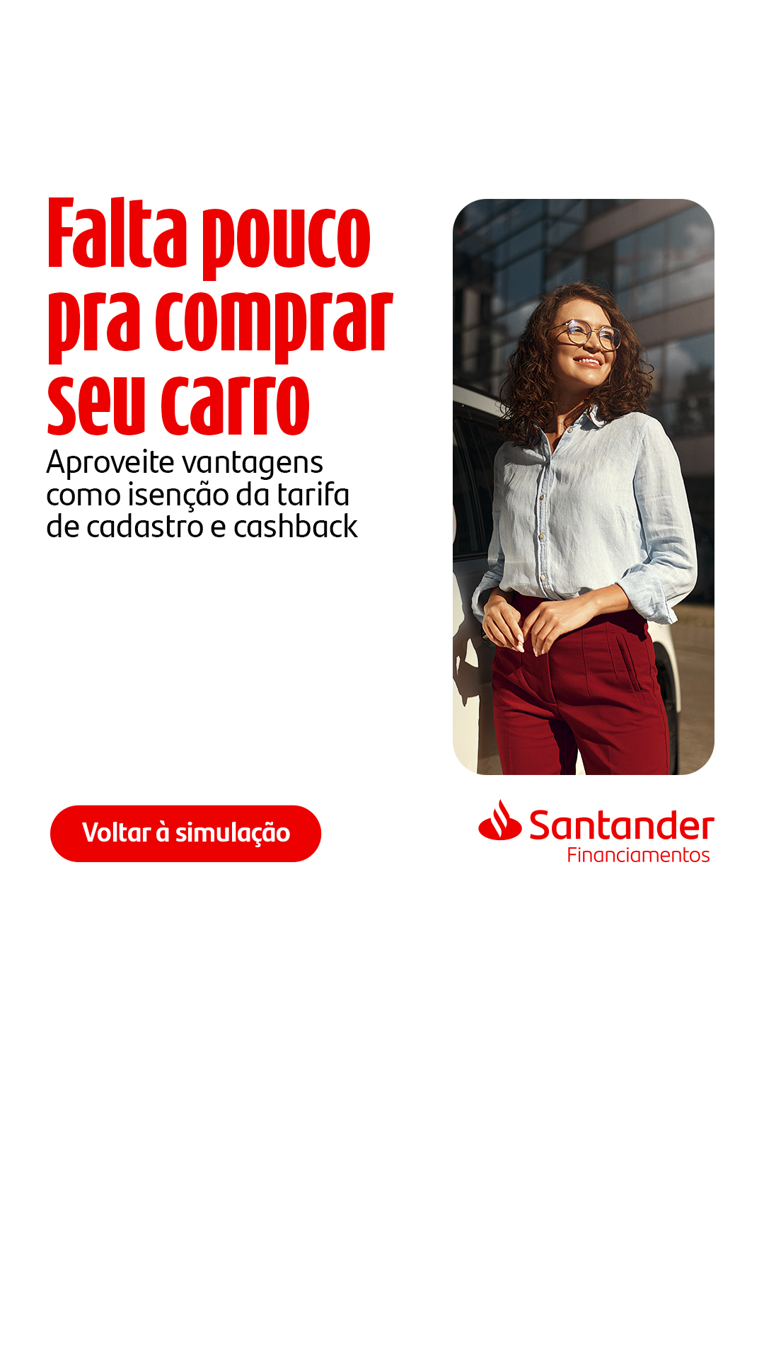 Santander Brasil Facebook ad