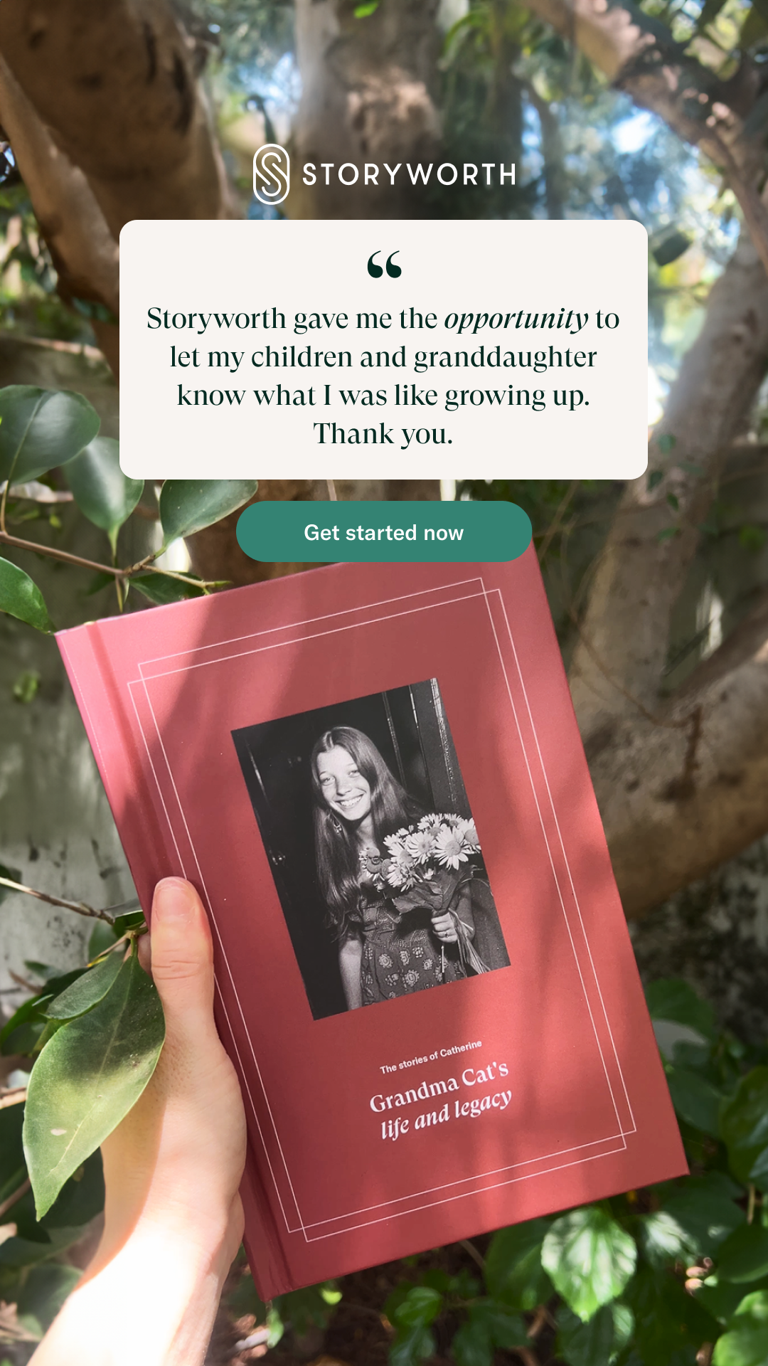 Storyworth Facebook ad