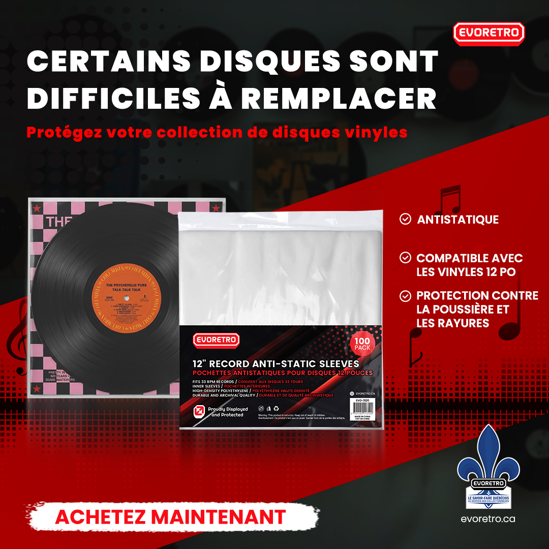 EvoRetro Let's Game Facebook ad: Gardez vos disques propres et protégés