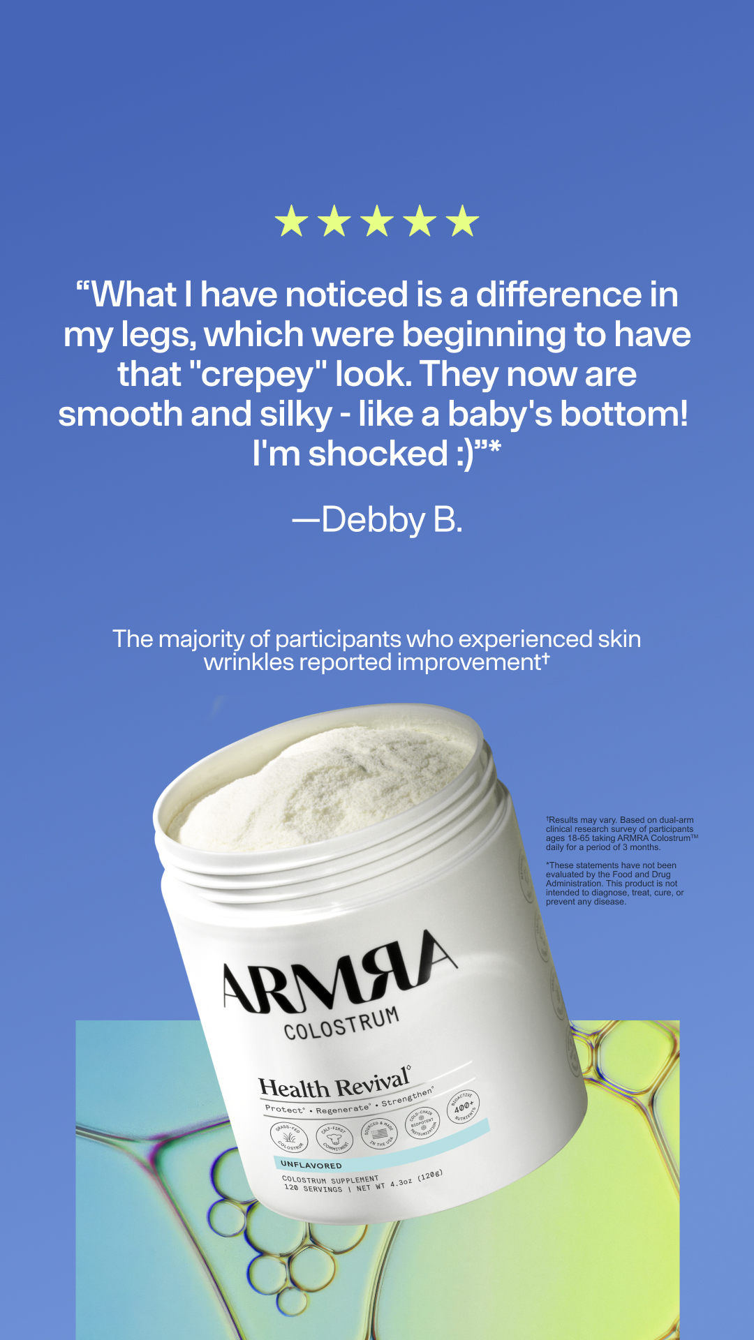 ARMRA Facebook ad