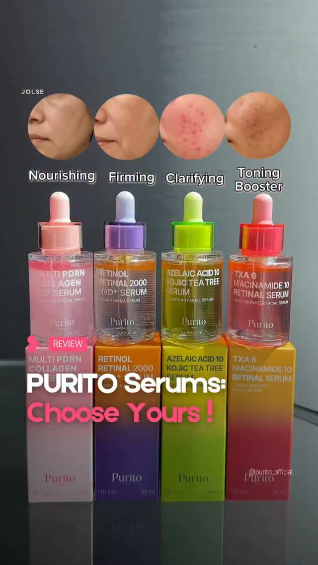 Jolse Facebook ad: One serum. One skin goal.