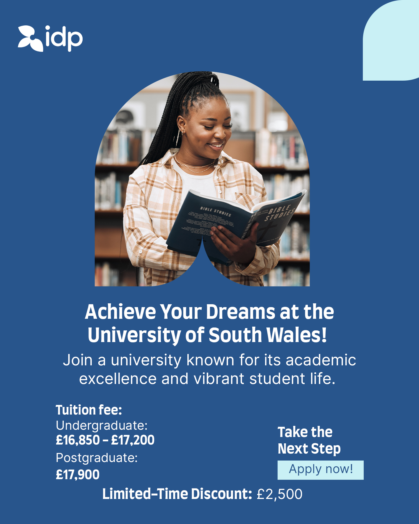 IDP Education Ghana Facebook ad